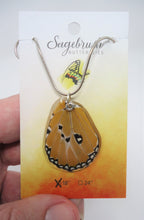 African Queen Butterfly Resin Wing Necklace