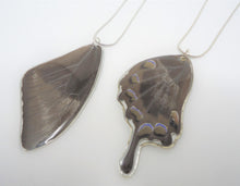Blue Mountain Swallowtail Resin Wing Necklace