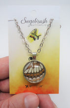 Lorquin's Admiral Butterfly Double Sided Pendant Necklace