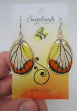Painted Jezebel Butterfly Resin Earrings