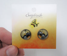 Two-tailed Swallowtail Post Earrings