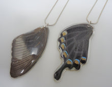 Peacock Swallowtail Resin Wing Necklace