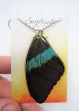Peacock Swallowtail Resin Wing Necklace